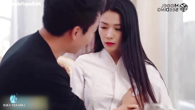 Liu Tao delivered a letter to her boss and fucked, ai (刘涛 名人性爱)