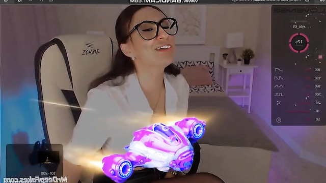 Alejandra Rubio in the image of a sexy teacher - deepfake webcam