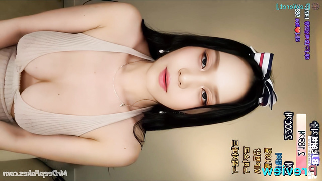 Pretty chick Umji (Viviz) live stream for subscribers, ai (딥페이크 엄지)