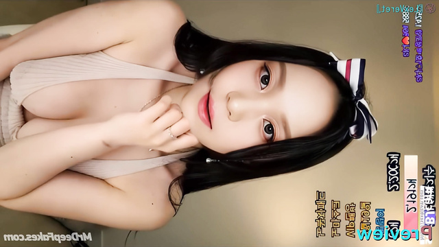 Pretty chick Umji (Viviz) live stream for subscribers, ai (딥페이크 엄지)