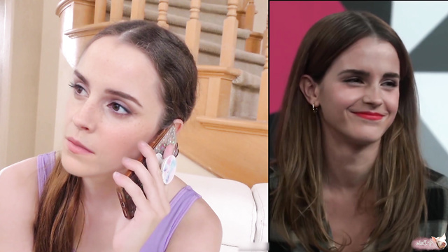 (Real fakes) Yoga coach bangs horny teenager Emma Watson