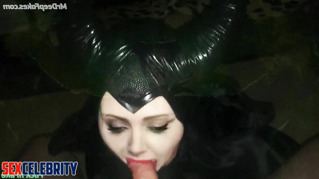 Maleficent Angelina Jolie addicted to suck deepfake porn ai
