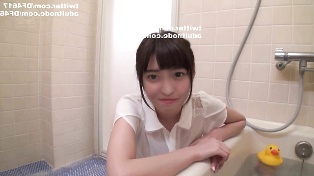 J-pop idol Endo Sakura footjob in the bath / 遠藤 さくら 乃木坂46 フェイクポルノ