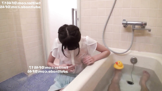J-pop idol Endo Sakura footjob in the bath / 遠藤 さくら 乃木坂46 フェイクポルノ