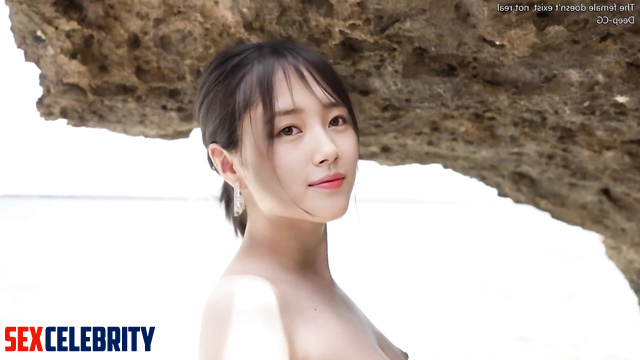 Horny slut walks along the beach looking for a stud / Suzy (수지 미쓰에이) AI