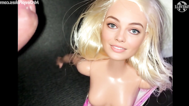 [Fake porn] Cum covered toy with a face of Barbie