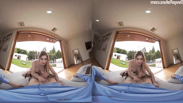 TWICE (트와이스) / Hot VR scene with busty teen Sana 사나 가짜 연예인 포르노