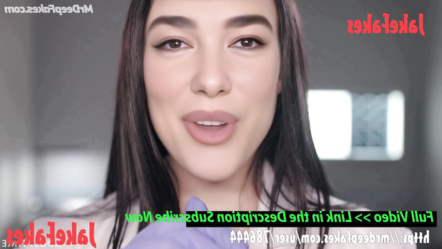 Dirty talking MILF Dua Lipa knows how to use her tongue [AI porn]