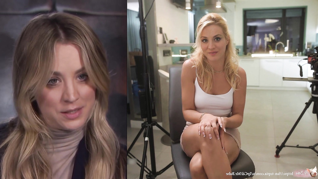 Sexy blonde Kaley Cuoco convinced into anal sex (POV deepfake)
