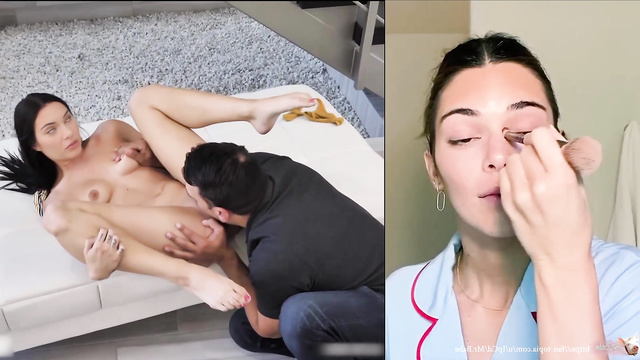 Deepfakes// Horny teen Kendall Jenner seducing her stepdad