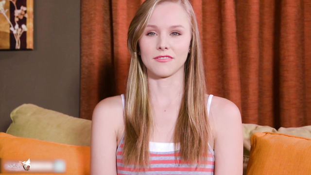 First casting couch experience - Kristen Bell face swap