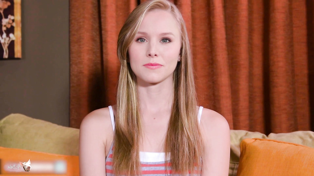 First casting couch experience - Kristen Bell face swap