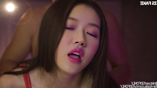 Rich old fart took advantage of her pussy // face swap YooA - 유아 오마이걸