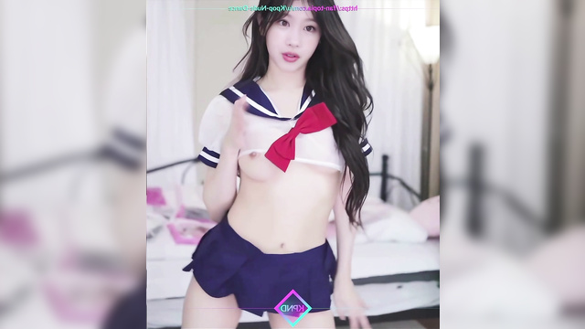 Good schoolgirl danced in uniform (webcam sex tape)  Sana 사나 트와이스