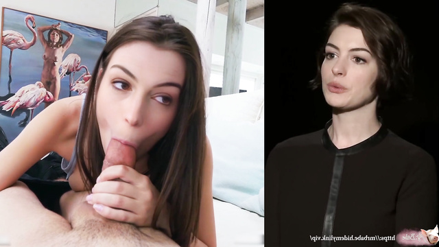 Horny GF Anne Hathaway cheats with the pervy thief [fake porn]