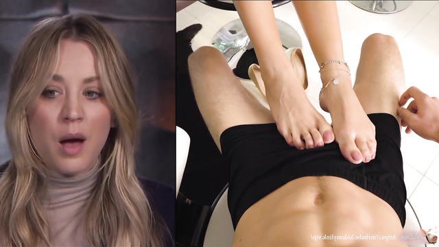Lustful blonde Kaley Cuoco got everything she dreamed of - fake