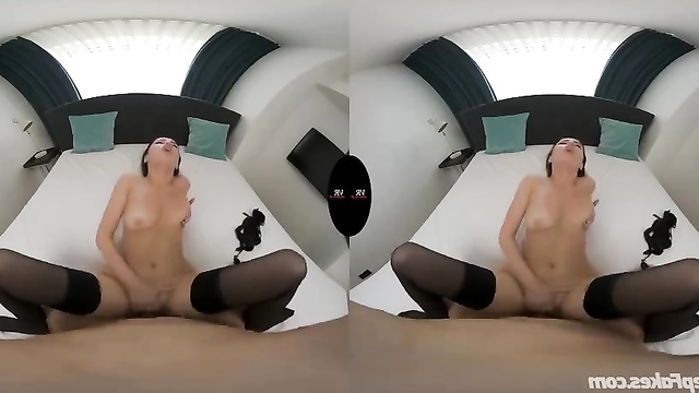 Slutty teen Gal Gadot fucks you in VR - real deepfake porn