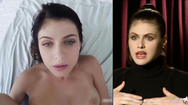 Hot slut Alexandra Daddario share your impressions of crazy fucking, AI