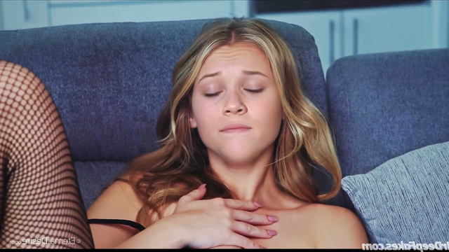 Beautiful sensual teen masturbating on cam - fake Reese Witherspoon