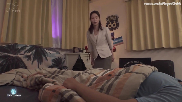 Real fake Liu Tao woke up her husband to fuck him (刘涛 智能换脸)
