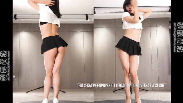 얼굴 스왑 트와이스 쯔위 // Face swap Tzuyu twerking in mini skirt