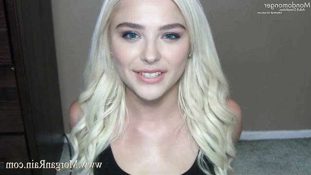 Dirty talk and teasing by Chloe Grace Moretz — fake webcam video [PREMIUM]