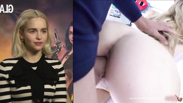Tiny blonde loves interracial fuck - Emilia Clarke anal celebrity sex