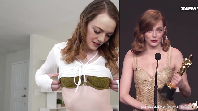 Fake Emma Stone - red-haired whore shows what she's capable of