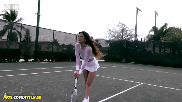 Curly slut Gal Gadot fucks with friend after playing tennis - deepfake