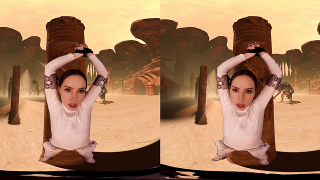 Star Wars cosplay VR sex with Daisy Ridley - real fakes