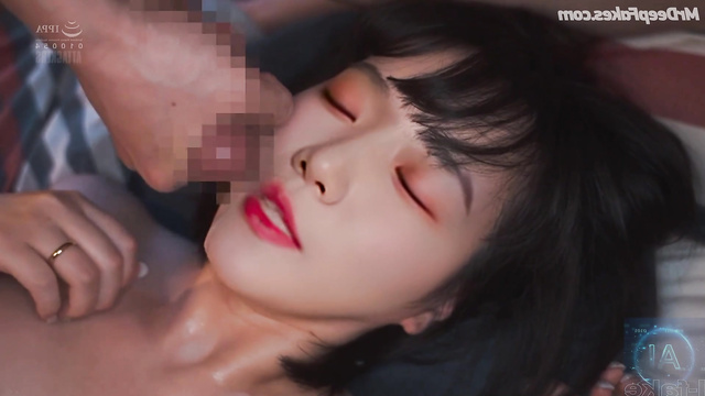 Skinny babe Yuri (조유리 아이즈원) loves cock her mature lover - ai scenes