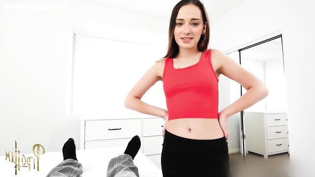 Brother stuck his dick into his sister Emma Dumont juicy ass, fakeapp