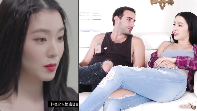 White guy twirls Korean bitch on his dick - Irene (아이린 레드벨벳)