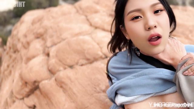 Blowjob for free ride is her routine - Umji (엄지 비비지) face swap
