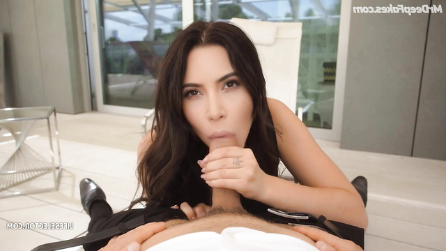 Busty milf enjoying sex with young lover, Kim Kardashian pov fakeapp
