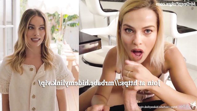 / Fake / Margot Robbie gets naughty after a glass of wine