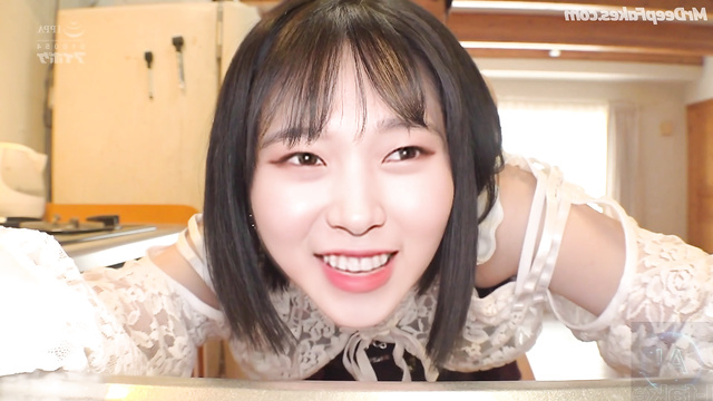 AI OH MY GIRL, Arin took her husband's dick into her mouth (인공지능 아린)