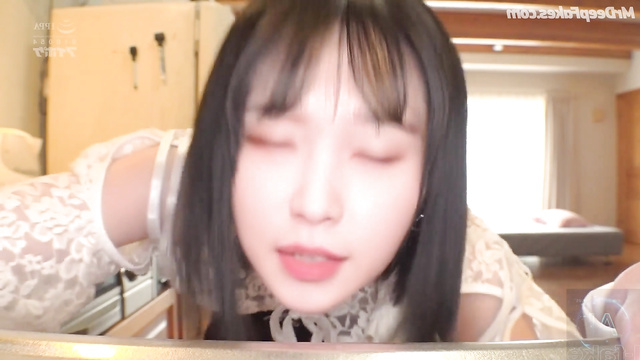 AI OH MY GIRL, Arin took her husband's dick into her mouth (인공지능 아린)