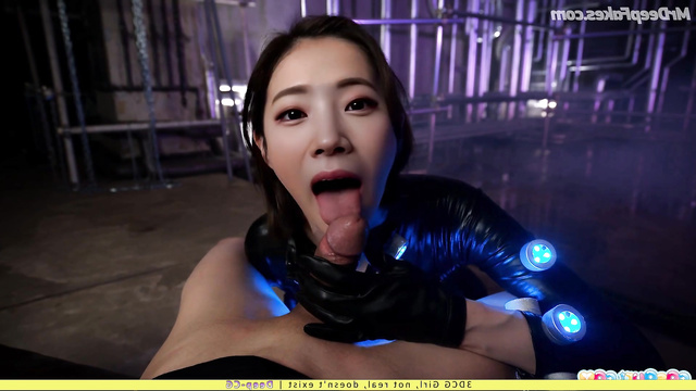 Sexy girl in leather suit sucks your dick every day (다현 트와이스) Dahyun A.I.
