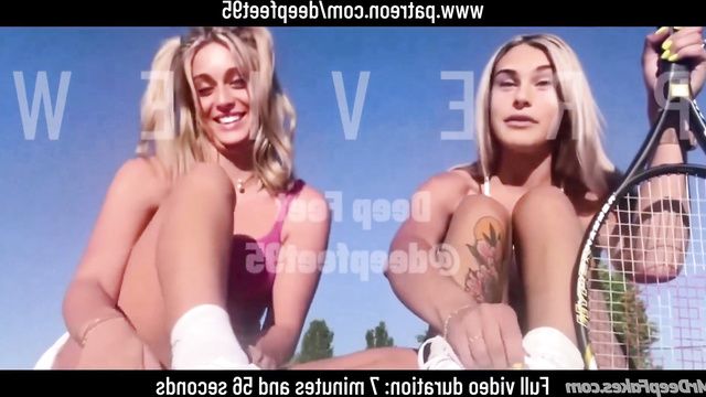 Depraved fake tennis players Aryna Sabalenka and Paula Badosa