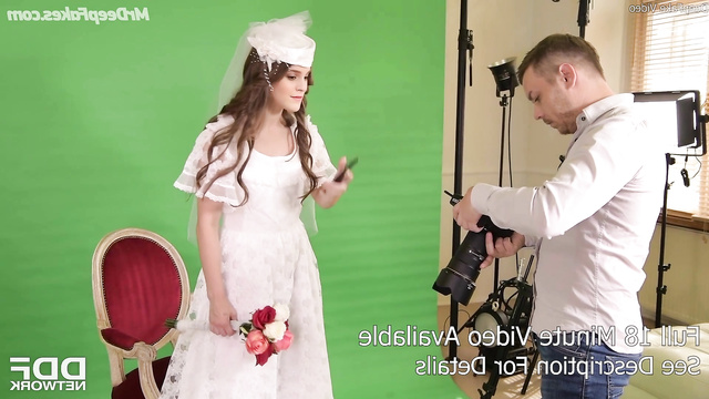 Bride fucked with a photographer at a wedding photo shoot, Emma Watson ai