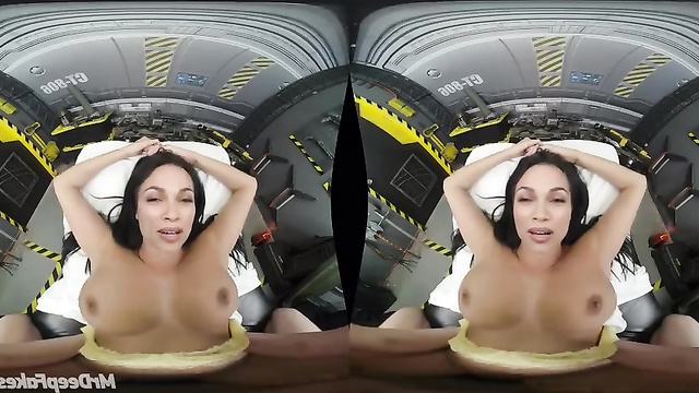 VR fakes// Missionary fuck with busty mature Rosario Dawson