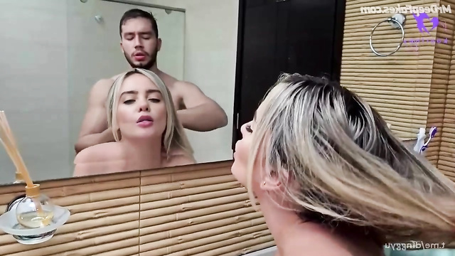 Billie Eilish pounded by her stepson in the shower - fake porn