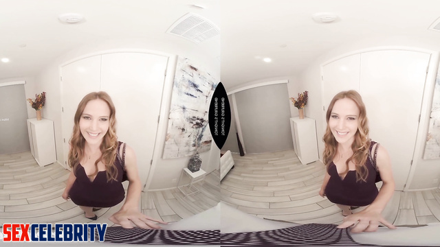 Cool VR porn with sperm on Jennifer Lawrence sexy body