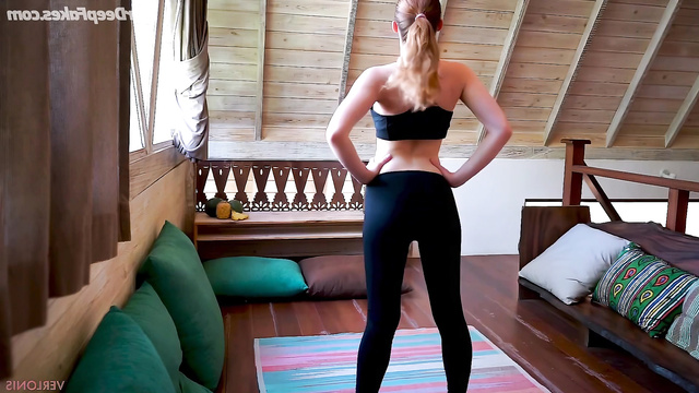 Yoga class ends in hot fucking (Natalie Portman) celebrity sex