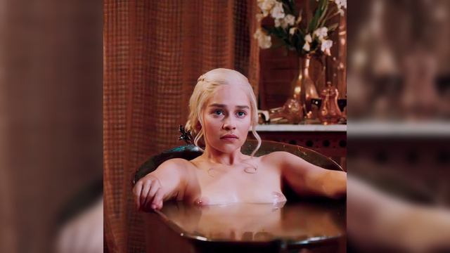 Emilia Clarke nude scene Remastered 4k60fps