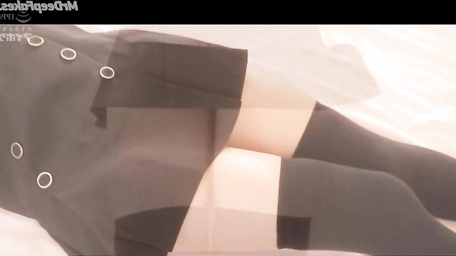 Deepfake Umezawa Minami in stockings doing a footjob — 乃木坂46 梅澤美波 ポルノ