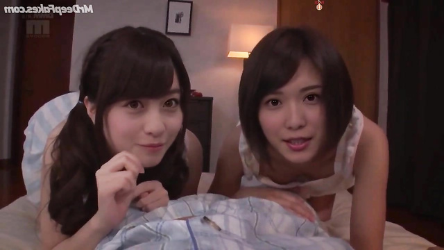 Mayu Matsuoka & Kanna Hashimoto Fake Threesome [松岡茉優 橋本 環奈 フェイクポルノ]
