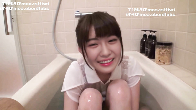 Deepfake Seimiya Rei doing blowjob in bath (清宮 レイ 乃木坂46 フェラ ディープフェイク) [PREMIUM]