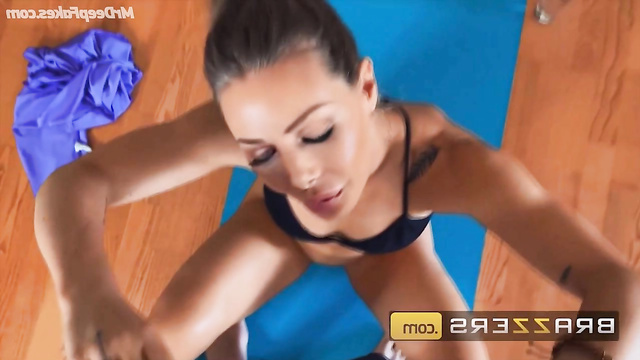 Argentine celeb Romina Malaspina fly yoga fuck // Fake celebrity porn